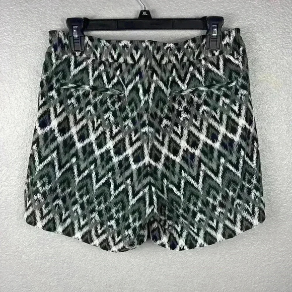 SPANX Sunshine Gray Ikat Pull On Shorts 4” Quick Dry Stretch Pants WOMENS M - Picture 5 of 9
